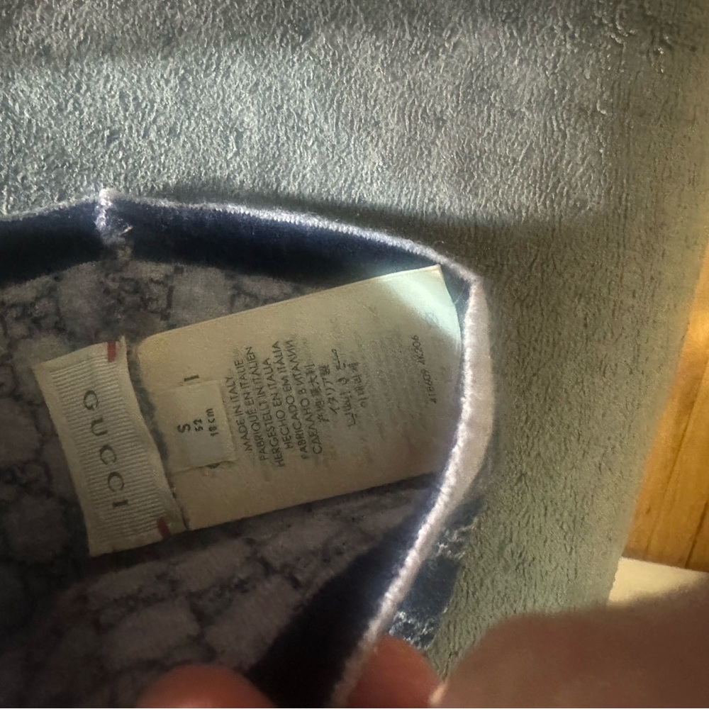 Gucci Blue and Gray Beanie - Picture 5 of 5